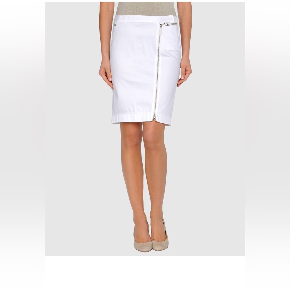 Miss Sixty White Pencil Skirt in Size M
